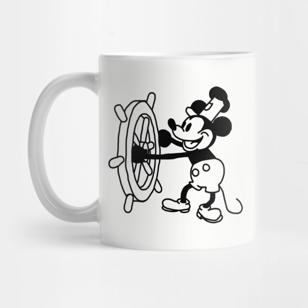 Steamboat Willie by ellenhenryart